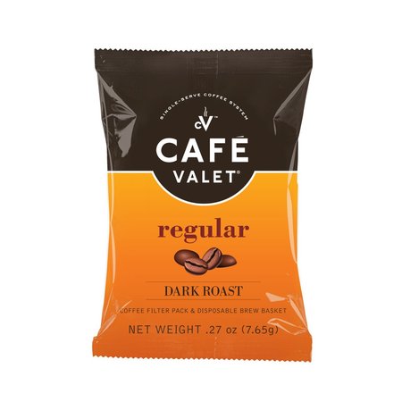 Cafe Valet Regular Dark Roast One-Cup Coffee Filter Packs, PK84 60001619